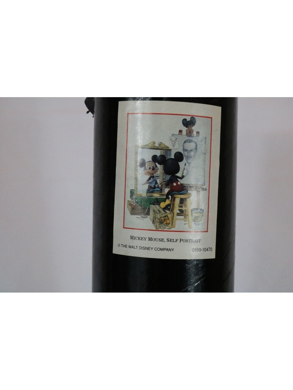 Walt Disney World Mickey Mouse Self Portrait Poster In Original Tube 36 x 24in